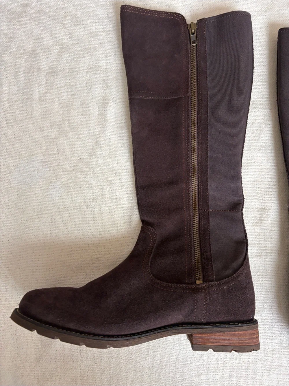 Ariat Dark Brown Suede Over-the-Knee Riding Boots